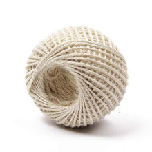 Load image into Gallery viewer, 3 Pack -Colored Jute Twine Balls, Total 450 Ft Ply 150 ft Each, Jute-Burlap Garden Strings, Craft or Decoration (Blue+Ivory+Pink) 2mm String for Crafts and Gift Jutemill 
