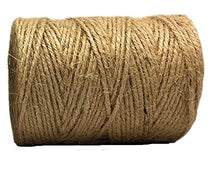 Load image into Gallery viewer, 3 Pack - Jute Twine Dark Green - Burlap Garden Twine, 200 feet Each x 3 Cone Total 600 feet Jutemill 
