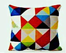 AAYU Geometric Pattern Decorative Throw Pillow Covers 18 x 18 Inch Set of 4 Linen Cushion Covers for Couch Sofa Bed Home Decor