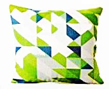 AAYU Geometric Pattern Decorative Throw Pillow Covers 18 x 18 Inch Set of 4 Linen Cushion Covers for Couch Sofa Bed Home Decor