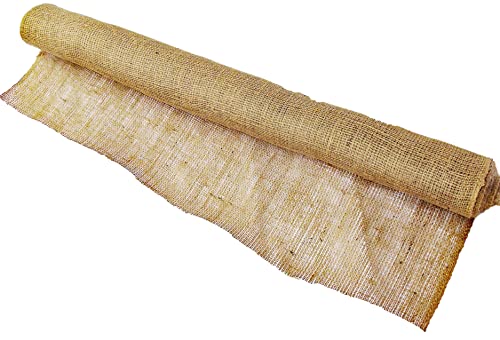 Natural Burlap Fabric Roll 36 Inch X 8 Yards | Jute Burlap Gardening Liner | Burlap Planter Liner Roll