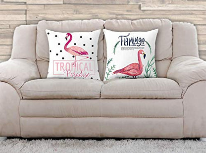 AAYU Decorative Linen Cushion Cover | 20 x 20 Inch | 50 x 50 Cm | 2 PCS Set | Double Side HD Printing | High GSM Fabric | Square Throw Pillow Cushion Case for Living Room Sofa Couch Bedroom Car