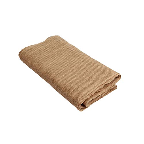 AAYU 14 Inch x 15 feet, Wide Burlap Table Runner (14 inch x 180 inch)