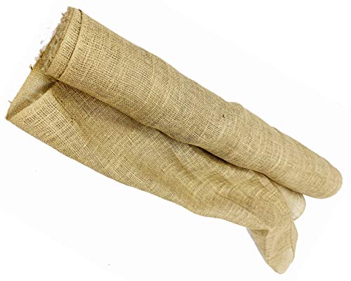 75 feet Burlap Fabric roll, 36 inch Wide Light Weight Jute-Burlap for Gardening and Plant Covering