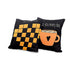 Black and Orange Decorative Throw Pillow Covers