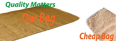Natural Burlap Sandbags | Burlap Sand Bag for Gardening | Sand flood control bag sacks