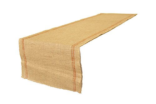 Orange Organic Jute Runner