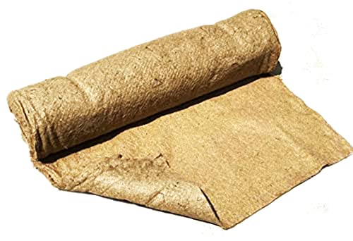 Jute Erosion Control Garden Blanket, 48 X 30feet Jute-Burlap Felt Nonwoven