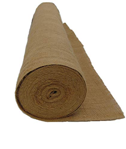 AAYU 40-Inch Wide x 150ft Long, Burlap Fabric Roll 150-ft Long | 40" by 50 Yards (150 ft)| Non- Fraying| Tight Weaved Outdoor Wedding Runners