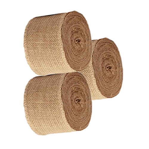 Burlap Roll Jute | AAYU Natural Jute Burlap Ribbon Roll | Organic Jute Ribbon