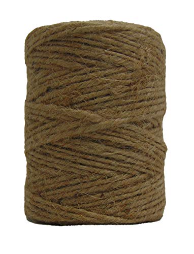 AAYU Natural Jute Twine 400 Feet 3Ply Strings Rope for Arts and Crafts DIY Packaging Gift Wrap Decorations Gardening