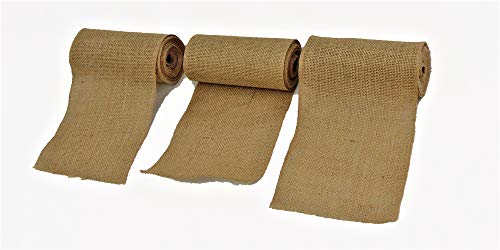 Natural Burlap Ribbon Roll | Jute Ribbon for DIY | Natural Multicolor Jute Burlap Ribbon