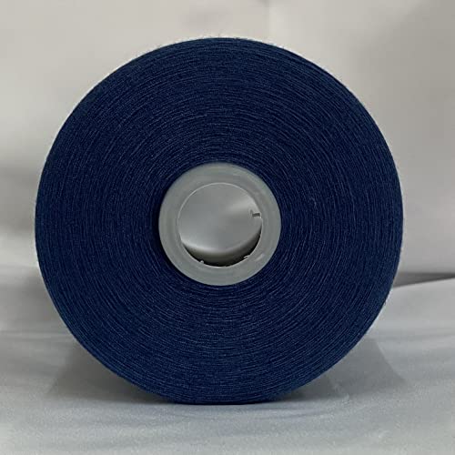 Jutemill Blue Textured Polyester Thread for Serger/Overlock Machine (60/2 - 0.1mm) Jumbo Spool