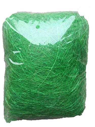 AAYU Natural Fiber from Sisal | Premium Quality Natural Jute Fiber | 8 oz per Bag | Perfect for DIY Project and Basket Decoration | Green Color