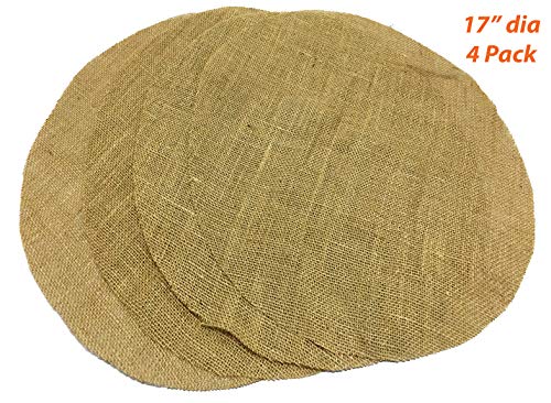 Burlap Round Placemats Bulk