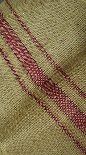 Jute Table Runner | Striped Table Runner Burlap | Burlap Table Runner Roll for Events - Magenta