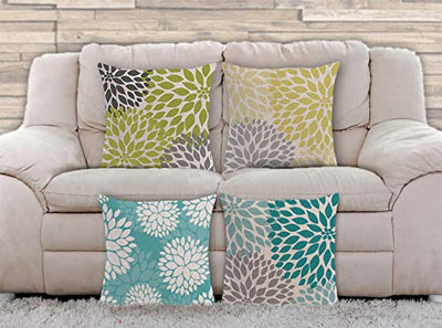 AAYU Decorative Throw Pillow Covers 20Inch 4 | Double Side HD Printing | High GSM Fabric | Square Throw Pillow Cushion Case for Living Room Sofa Couch Bedroom Car | 20 x 20 Inch 50 x 50 cm | Set of 4