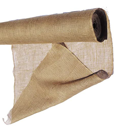 75 feet Burlap Fabric roll, 36 inch Wide Light Weight Jute-Burlap for Gardening and Plant Covering