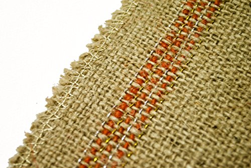 Table Runner 12&quot; x 10 Yards  Burlap Orange