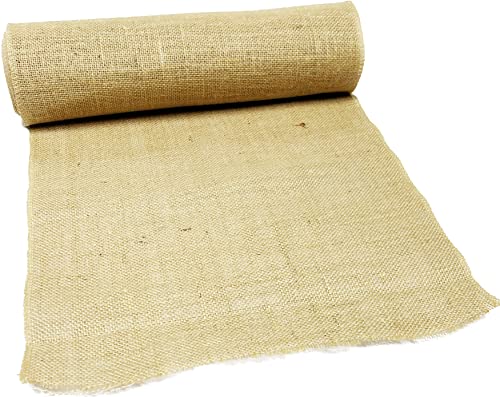 AAYU Burlap Table Runner for Outdoor Party 14 Inch x 30 ft, Wide and Long Burlap (14 inch X 360 inch)
