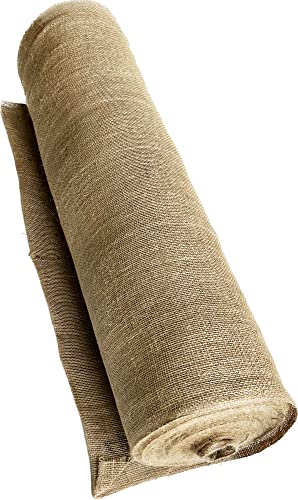 Jutemill Untreated Natural Burlap, 40 Inches by 150 feet Medium Weight Burlap-Fabric