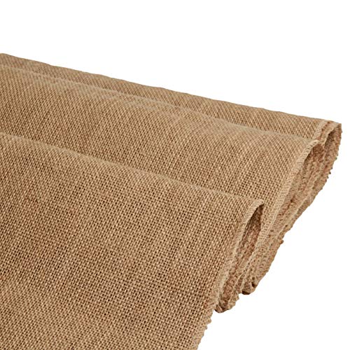 AAYU 14 Inch x 7 feet,Wide Burlap Table Runners (14 inch x 84 inch)