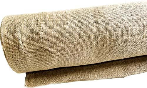 Jutemill Untreated Natural Burlap, 40 Inches by 150 feet Medium Weight Burlap-Fabric