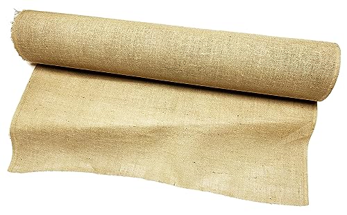 Burlap Fabric roll 48" Wide X 60 Feet Long, Tight Weaved Jute Burlap roll