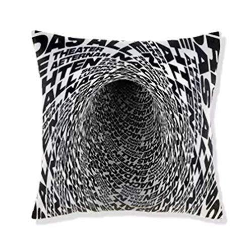 AAYU Black and White Zebra Decorative Throw Pillow Covers 18 x 18 Inch Set of 2 Linen Cushion Covers for Couch Sofa Bed Home Decor
