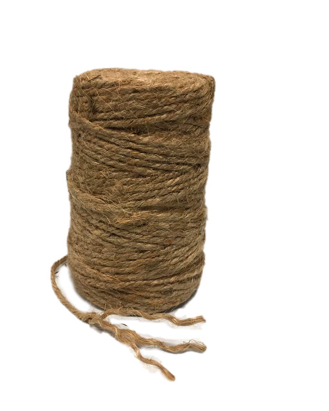 AAYU Natural Jute Rope 3 Ply 150 Feet Heavy Duty Jute Garden Twine for Arts and Crafts Industrial Packing Gift Wrapping Decorations Gardening