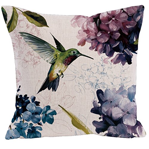 AAYU Decorative Large Pillow Covers Bird | Double Side HD Printing | High GSM Fabric | Square Throw Pillow Cushion Case for Living Room Sofa Couch Bedroom Car | 20 x 20 Inch 50 x 50 cm | Set of 4