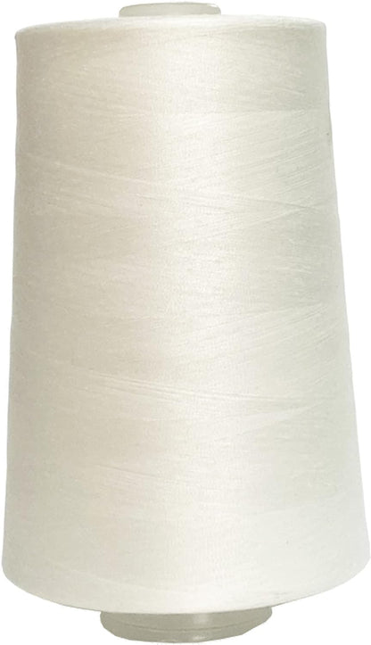 Jutemill 22000 Yards Huge Cone of Invisible Nylon Sewing Thread for Overlock Machine All Purpose Nylon Thread Cone Jumbo Spool Transparent Thread (22000 Yard)