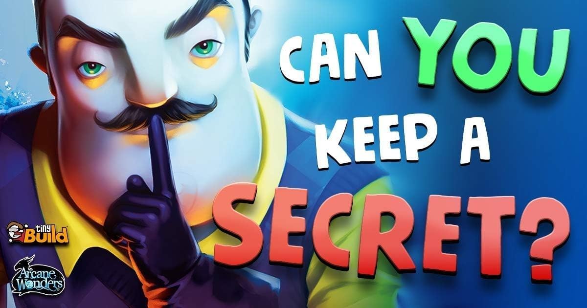 Arcane Wonders Hello Neighbor The Secret Neighbor Party Game, Blue