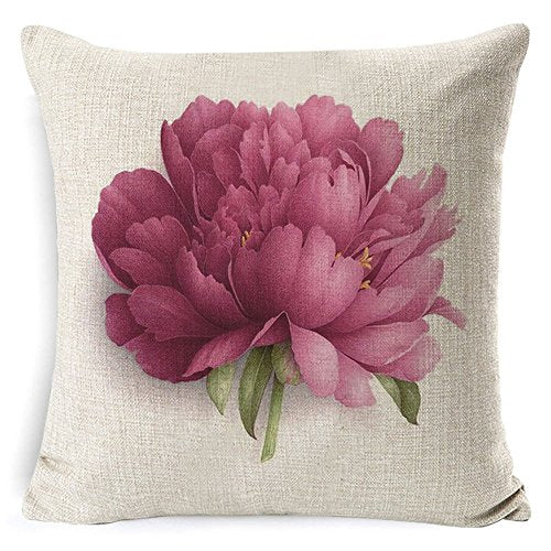 Throw Pillow Covers | Pink Rose - Decorative pillow Covers | Cushion Covers for Couch Sofa and bed