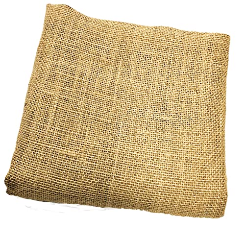 48 Inch X 15 Feet Total 60 SFT Garden Burlap Liners, loosely Weave Jute-Burlap for Raised Bed, Cover Seed, Mulch and Gardening Blanket (48 Inch X 15 feet, 48&quot;Wx15&