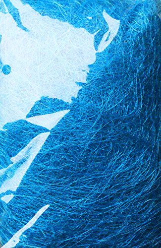 AAYU Natural Fiber Sisal | Premium Quality Natural Jute | 8 oz per Bag | Perfect for DIY Project and Basket Decoration | Blue Color