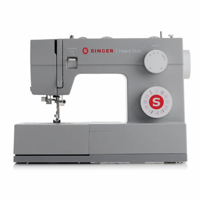 Singer 4432 Heavy Duty Extra-High Speed 32-Stitch Sewing Machine with Metal Frame and Stainless Steel Bedplate,Grey, Large