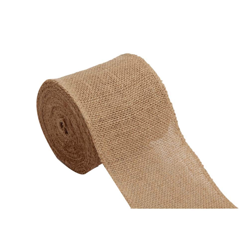 Natural Jute Burlap Ribbon Roll Pack for Party Decoration DIY Craft | Buy AAYU Burlap Ribbon Online