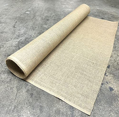 AAYU Burlap Fabric Roll 46" to 48 inch x 10 Yards | 30 ft Heavy Duty (10 oz) DIY Landscaping Cloth/Weed Barrier Eco-Friendly, Natural Jute Bulk Wedding Aisle Runner
