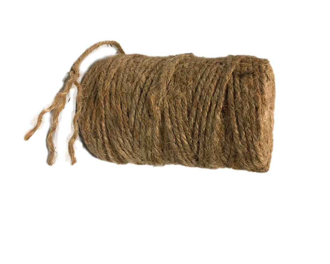 Natural Burlap Jute Rope | Jute Garden Twine for Craft Decorations | Garden Burlap Twine