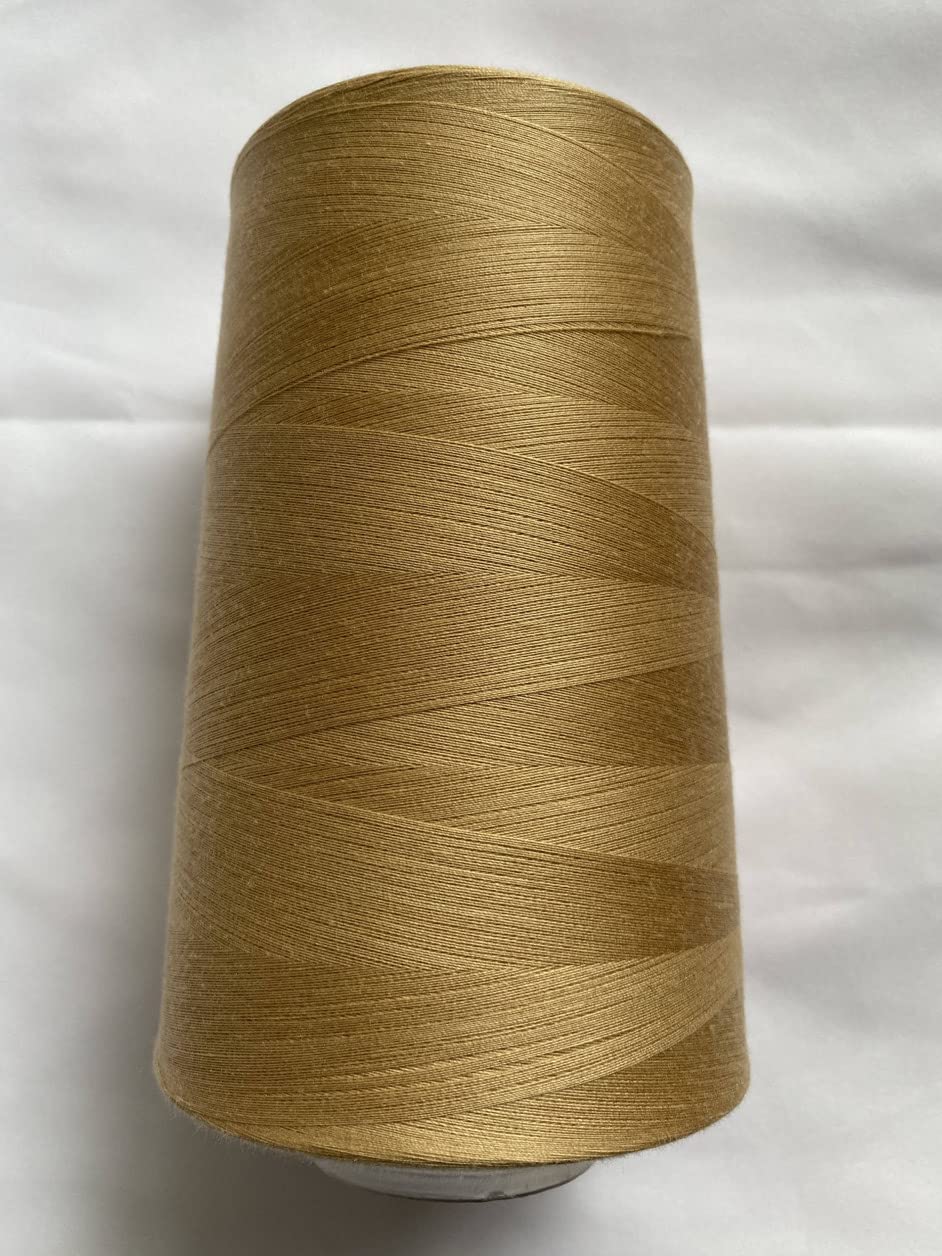 Jumbo Spool of Polyester Textured Sewing Thread fine Count for Serger / Overlock Machine 60/2 – 0.1mm Jumbo Spool Total Length : 25632 Yard. Weight: 1.1 LbsJumbo Spool of Polyester Textured Sewing Thread fine Count for Serger / Overlock Machine 60/2 – 0.1mm Jumbo Spool Total Length : 25632 Yard. Weight: 1.1 Lbs