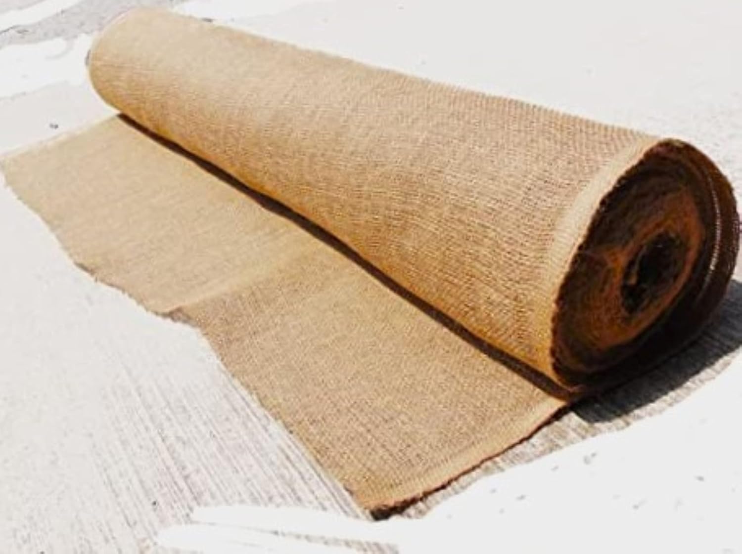 Burlap Fabric roll | 40&quot; Wide x 75 feet long-roll |Great for Garden raised bed liners,Edging,Erosion control,Weed Barrier, Aisle runner plant cover tree wrap, 25 yards rolls x 40-inch