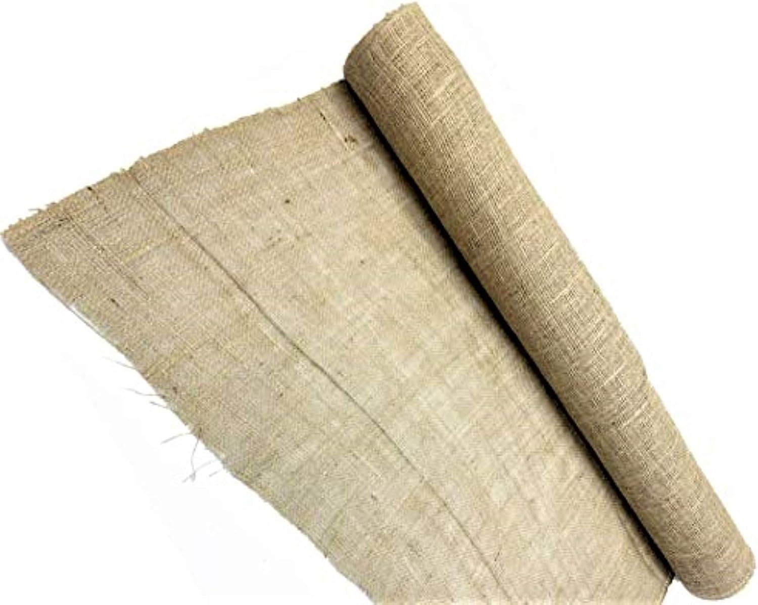 40 inches Wide x 24 feet Long Burlap Roll - Premium Jute Liner | Heavy Duty (7 oz) | Frost Guard Seed Cover for Gardening | Natural Jute-Burlap - 8 yds | Ideal for Erosion Control,Table Runners,Decor