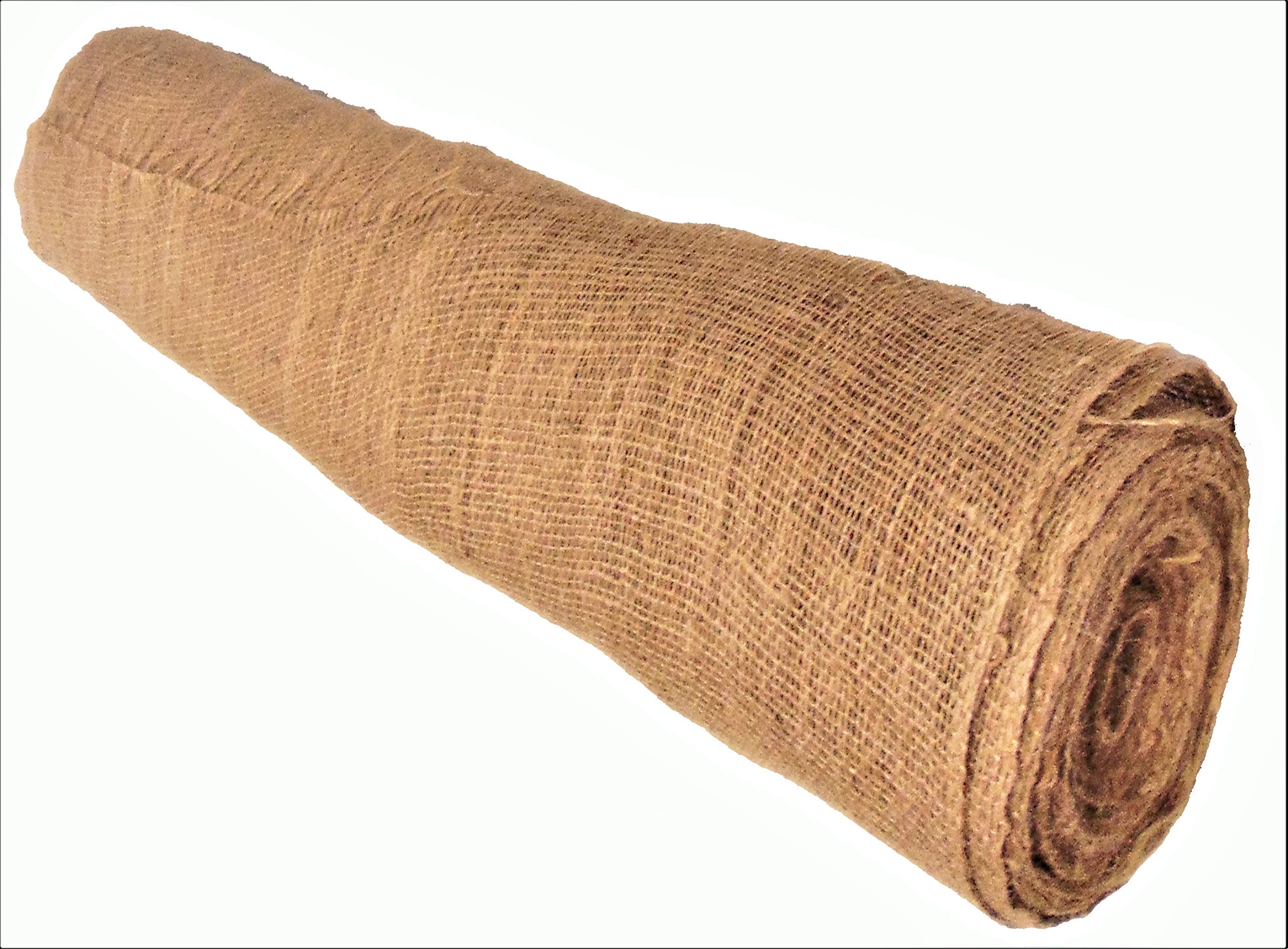 AAYU High Quality Natural Burlap Roll 28 Inch X 10 Yards | Natural Jute Roll Fabric Burlap