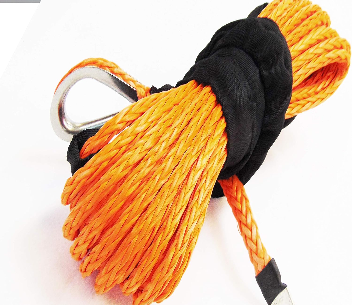 Jutemill 3/8&quot; X 50 feet Synthetic Winch Rope, 3/8-50&