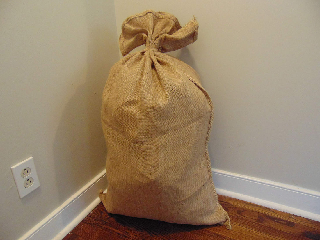 Burlap sack | Coffee Bag | Potato Bag | Burlap Bags - Natural Jute Burlap Fabric