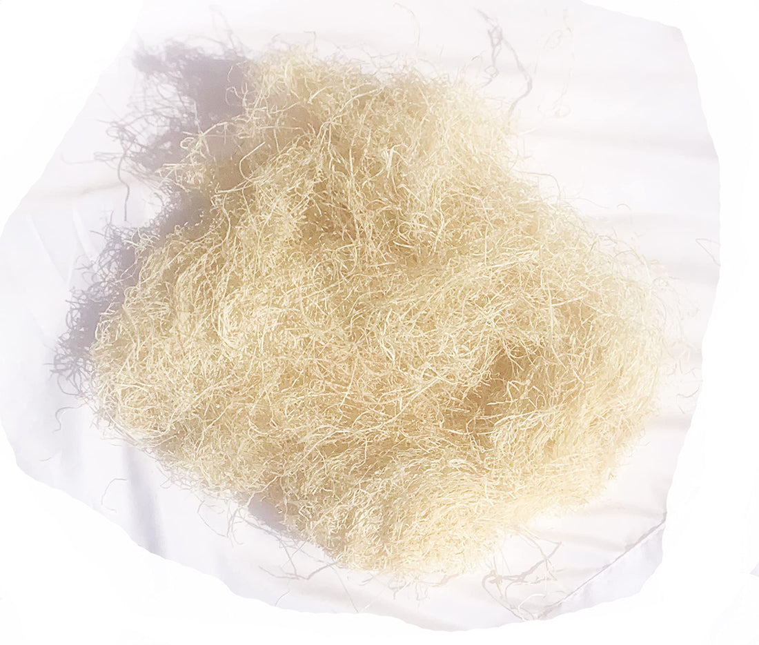 AAYU Sisal FiberPremium Quality Natural Colored, 8oz per Bag (227 Grams), DIY Project and Basket Decoration Use