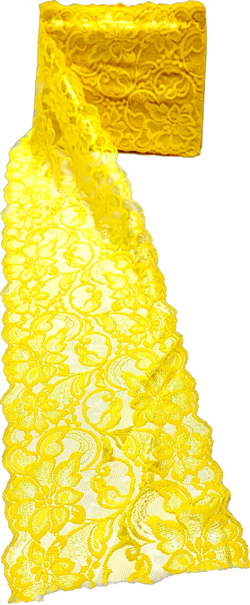 5 Yards Floral Lace Ribbon Stretch Tulle Lace Trim