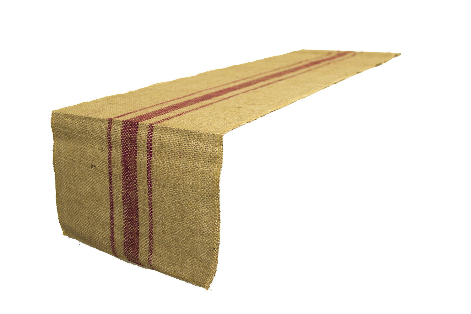 Jute Table Runner | Striped Table Runner Burlap | Burlap Table Runner Roll for Events - Magenta