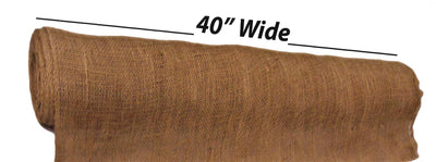 AAYU High Quality Natural Burlap Roll 28 Inch X 10 Yards | Natural Jute Roll Fabric Burlap